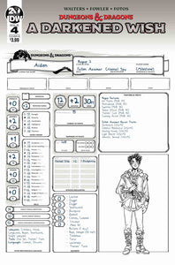 DUNGEONS & DRAGONS A DARKENED WISH #4 (OF 5) CVR B CHARACTER