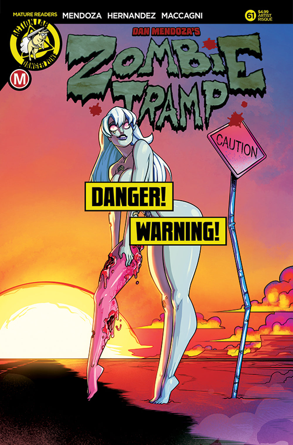 ZOMBIE TRAMP ONGOING #61 CVR D FEDERHENN RISQUE LTD ED (MR)
