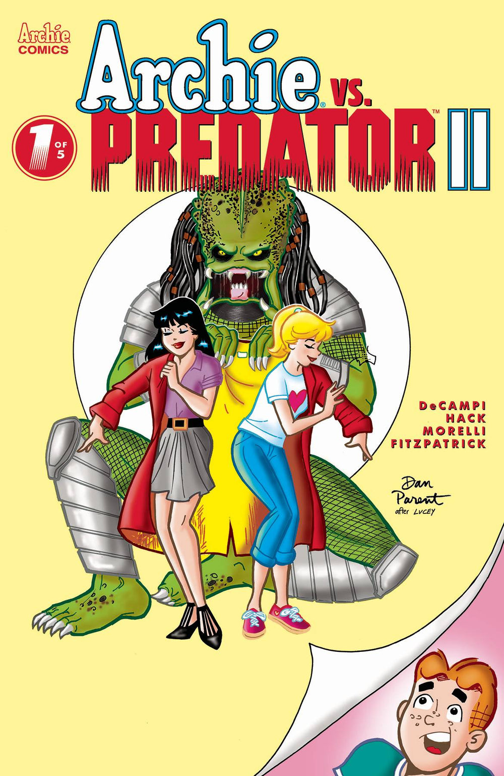 ARCHIE VS PREDATOR 2 #1 (OF 5) CVR E DAN PARENT