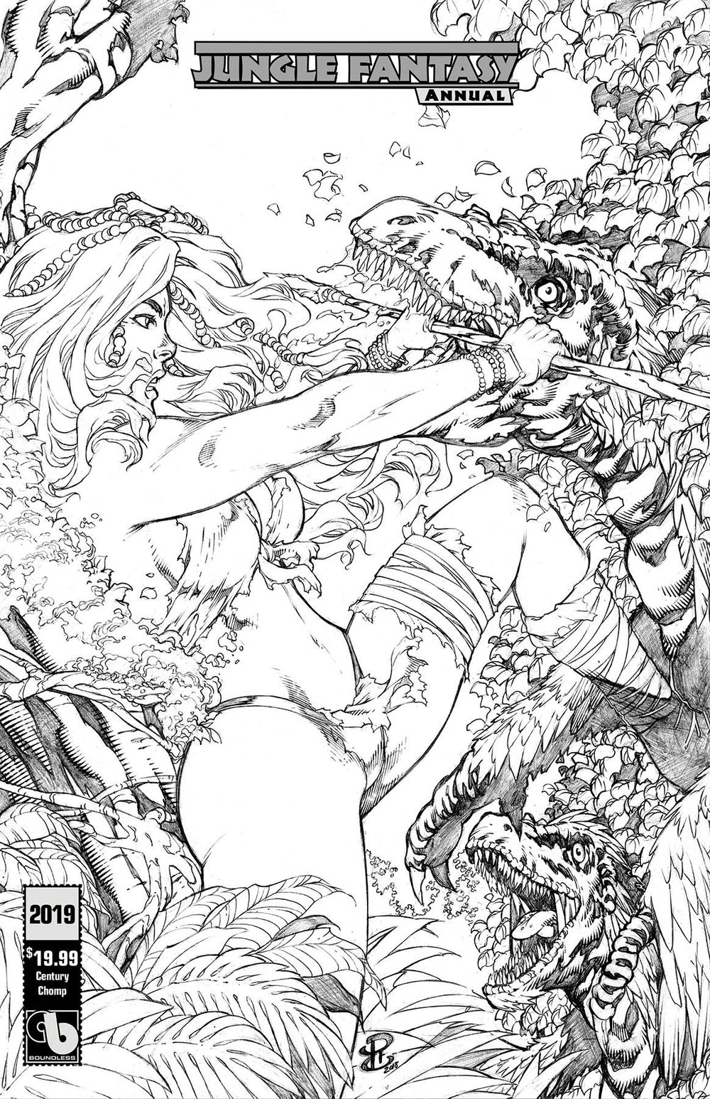 JUNGLE FANTASY ANNUAL 2019 CENTURY CHOMP (MR) (C: 0-1-2)