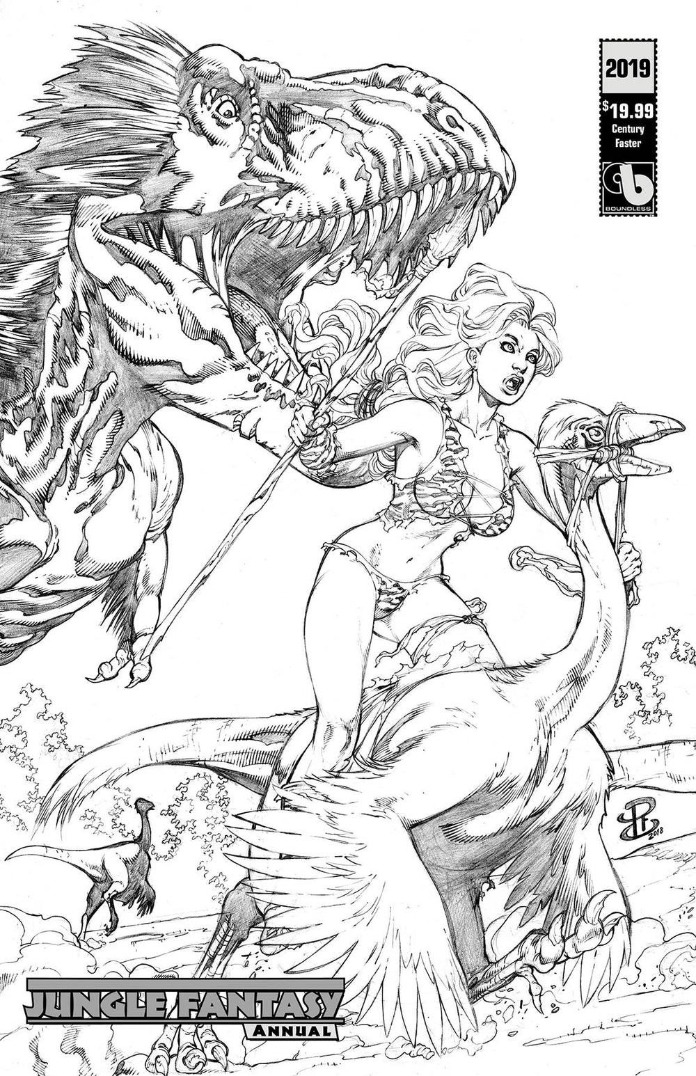 JUNGLE FANTASY ANNUAL 2019 CENTURY FASTER (MR) (C: 0-1-2)