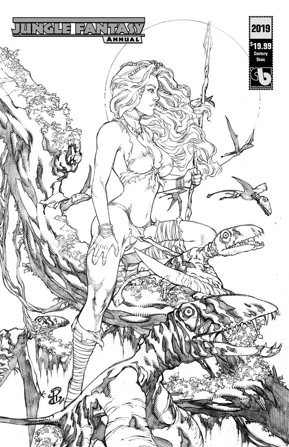 JUNGLE FANTASY ANNUAL 2019 CENTURY STOIC (MR) (C: 0-1-2)