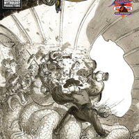ZORRO RISE OF THE OLD GODS #1 CVR CENTURY ED B&W KALUTA