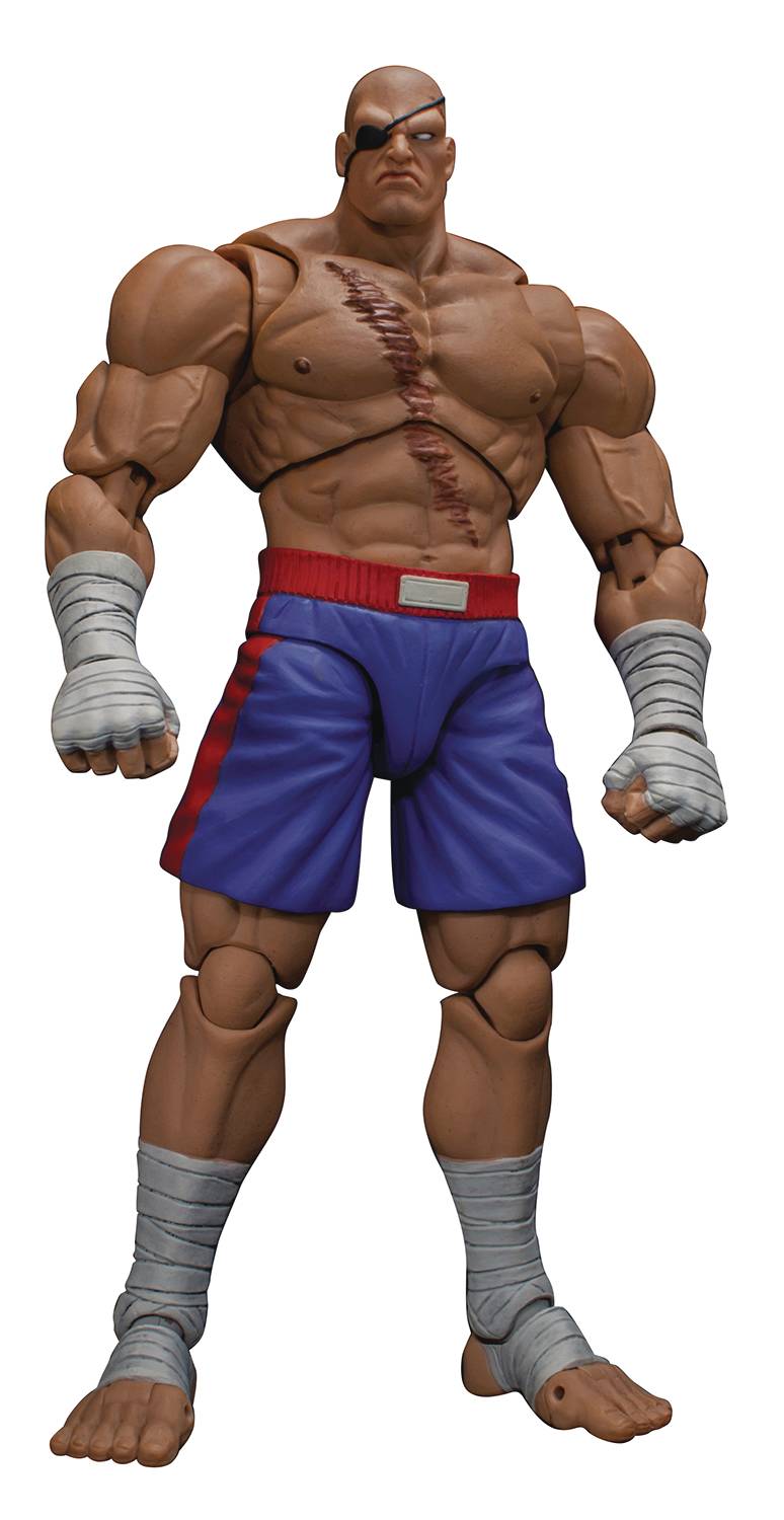 STORM COLLECTIBLES STREET FIGHTER SAGAT 1/12 ACTION FIGURE