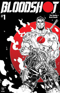 BLOODSHOT (2019) #1 CVR D B&W & RED MEYERS (NET)