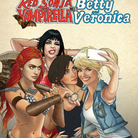 RED SONJA VAMPIRELLA BETTY VERONICA #1 SELFIE LTD CVR