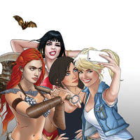 RED SONJA VAMPIRELLA BETTY VERONICA #1 SELFIE VIRGIN LTD CVR