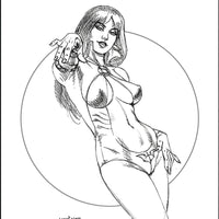 VAMPIRELLA #1 LINSNER EXC VIRGIN B&W CVR