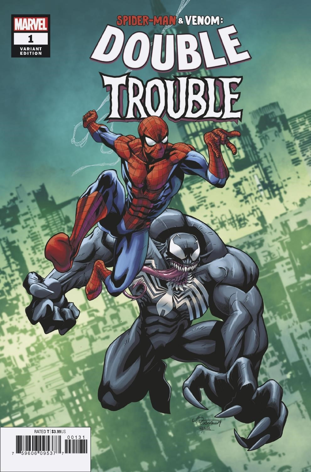 SPIDER-MAN & VENOM DOUBLE TROUBLE #1 (OF 4) LUBERA VAR