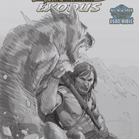 CONAN THE BARBARIAN EXODUS #1 2ND PTG RIBIC VAR