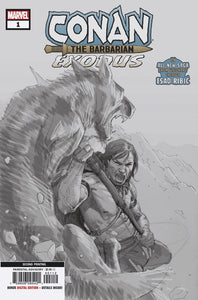 CONAN THE BARBARIAN EXODUS #1 2ND PTG RIBIC VAR
