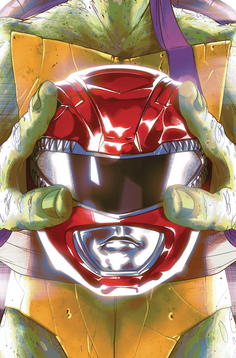 POWER RANGERS TEENAGE MUTANT NINJA TURTLES #1 DON MONTES