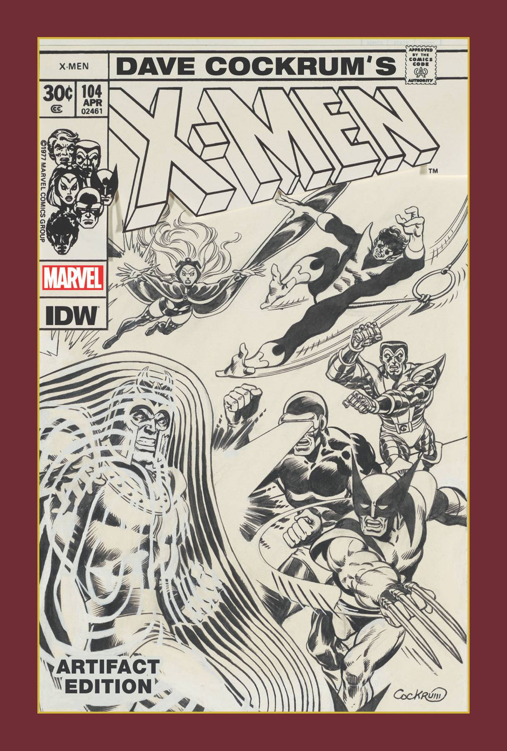 DAVE COCKRUM X-MEN ARTIFACT ED HC HARD COVER