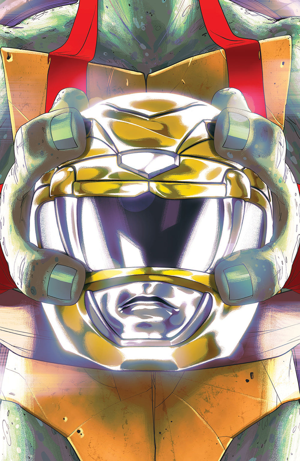 POWER RANGERS TEENAGE MUTANT NINJA TURTLES #2 RAPH MONTES