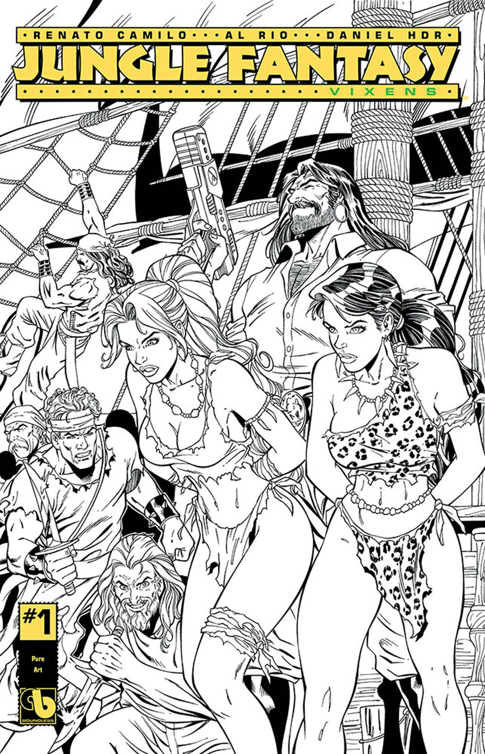 JUNGLE FANTASY VIXENS #1 PURE ART VAR (MR)