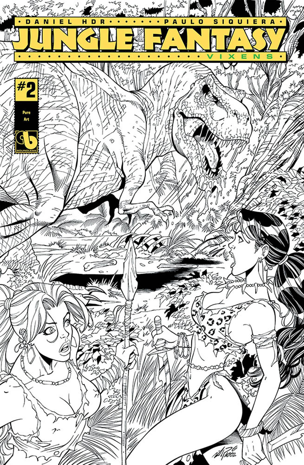 JUNGLE FANTASY VIXENS #2 PURE ART VAR (MR)