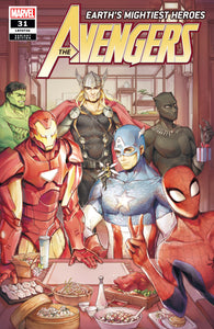 AVENGERS #31 TIANQI HU CHINESE NEW YEAR VAR
