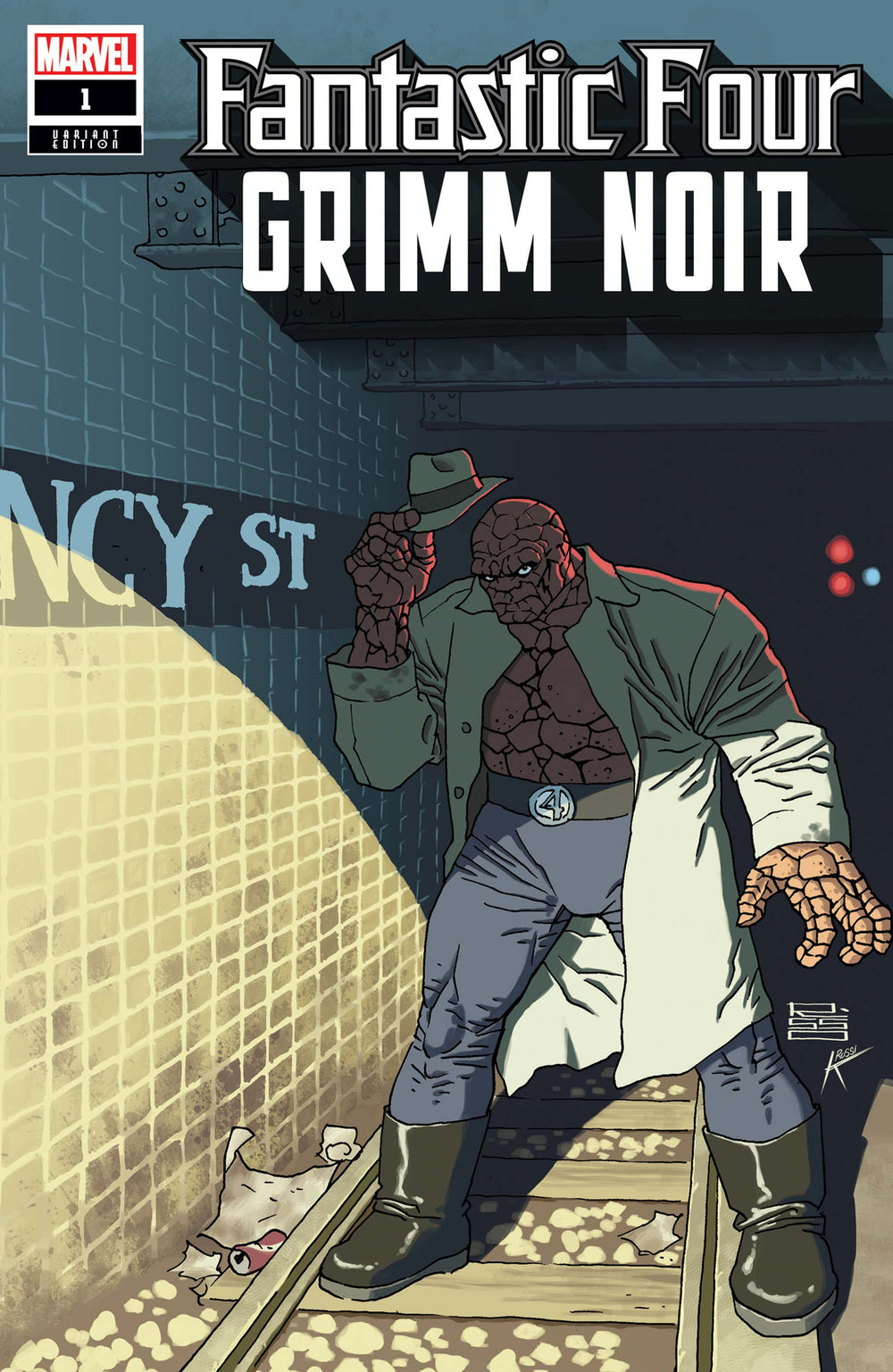 FANTASTIC FOUR GRIMM NOIR #1 RISSO VAR