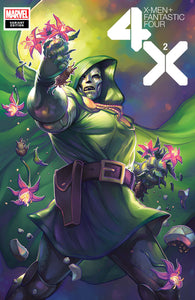 X-MEN FANTASTIC FOUR #2 (OF 4) HETRICK FLOWER VAR