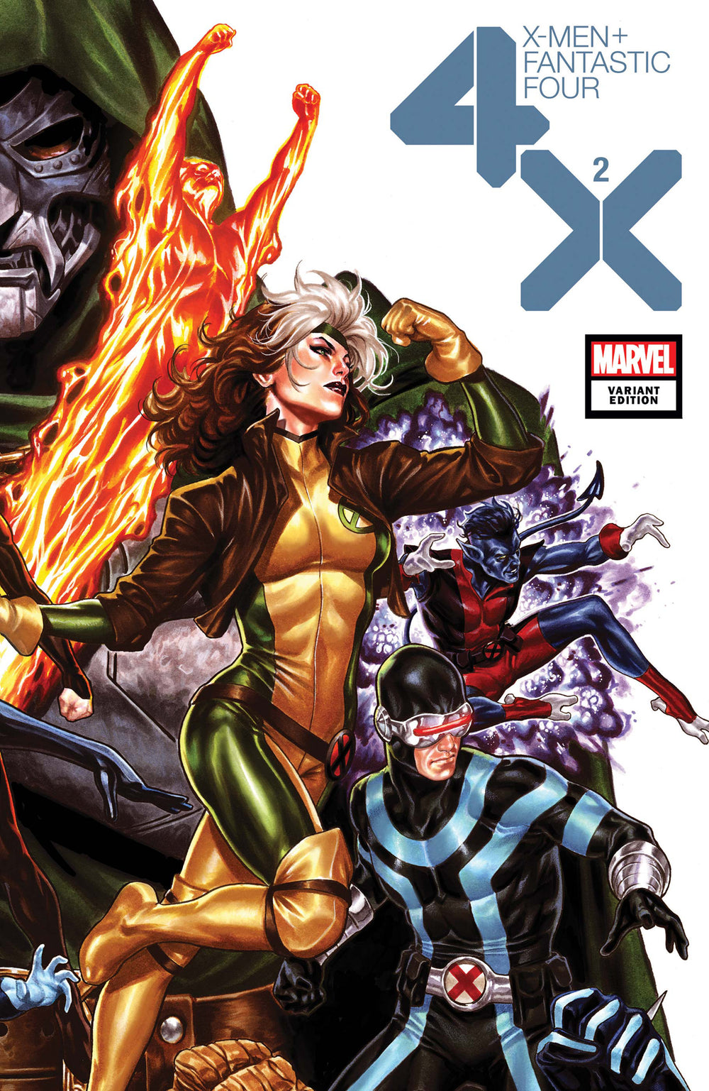 X-MEN FANTASTIC FOUR #2 (OF 4) BROOKS VAR
