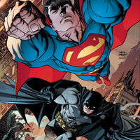 BATMAN SUPERMAN #8 CARD STOCK ANDY KUBERT VAR ED