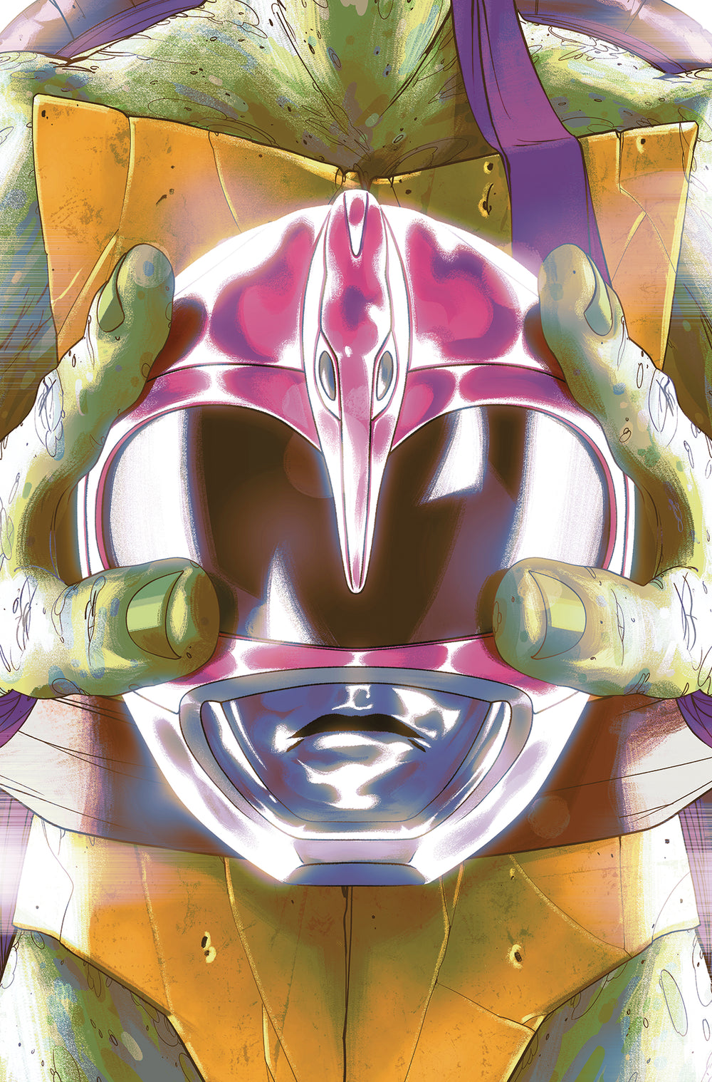 POWER RANGERS TEENAGE MUTANT NINJA TURTLES #4 RAPH MONTES