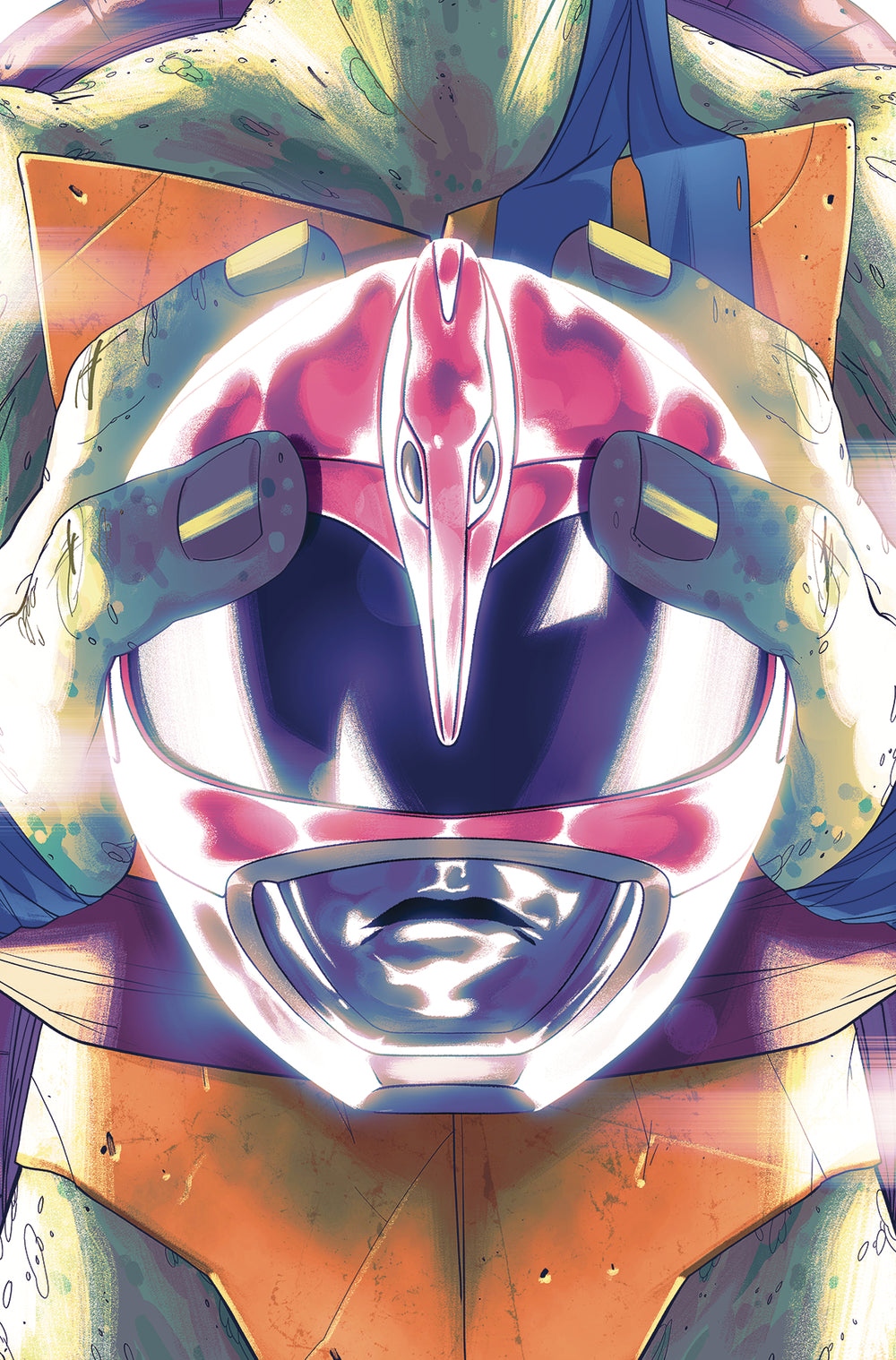 POWER RANGERS TEENAGE MUTANT NINJA TURTLES #4 DON MONTES