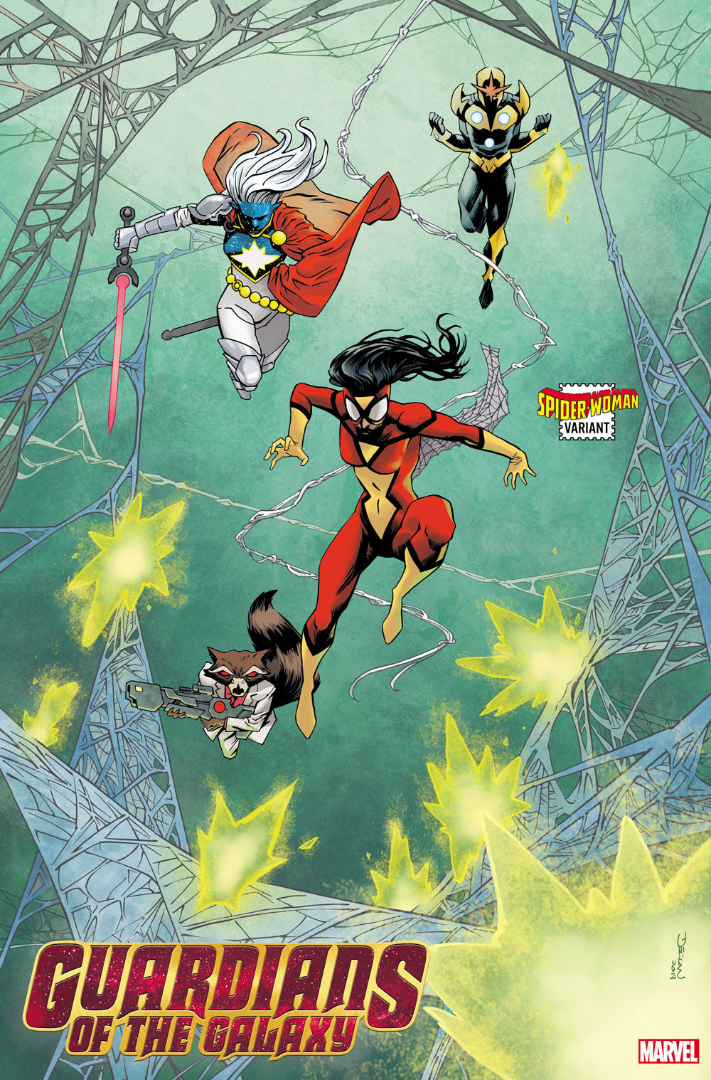 GUARDIANS OF THE GALAXY #3 SHALVEY SPIDER-WOMAN VAR