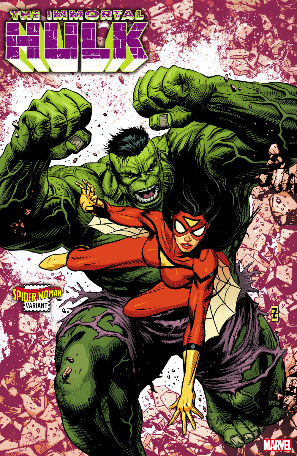 IMMORTAL HULK #32 ZIRCHER SPIDER-WOMAN VAR