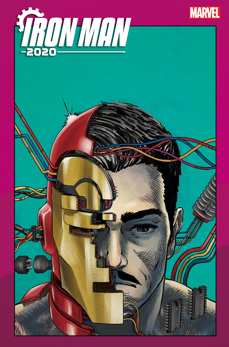 IRON MAN 2020 #3 (OF 6) SUPERLOG HEADS VAR