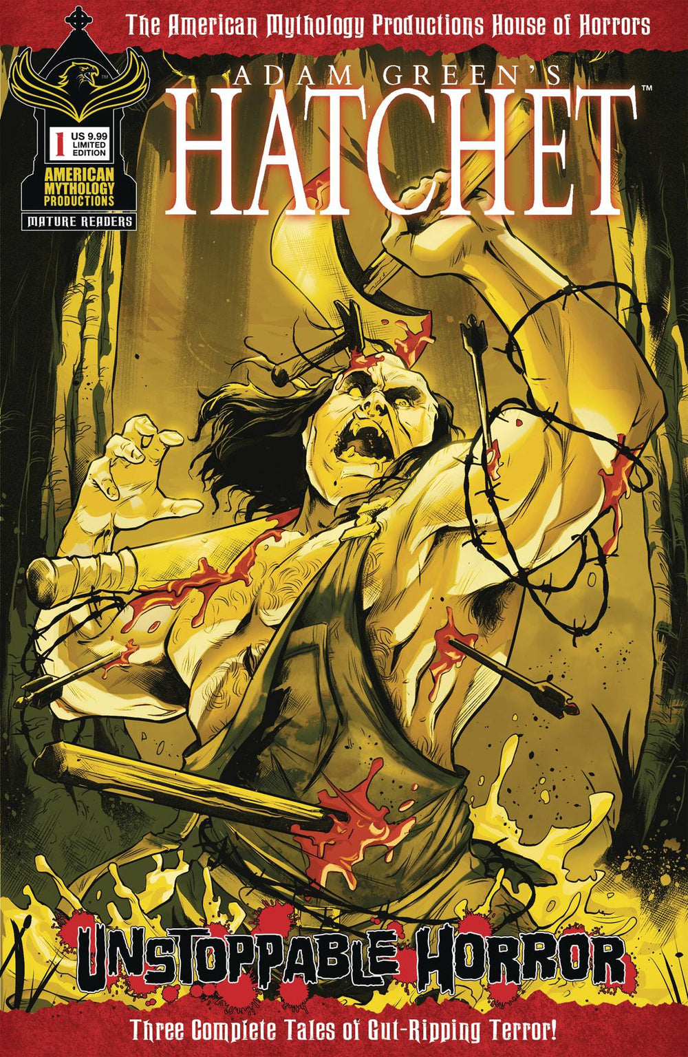HATCHET UNSTOPPABLE HORROR #1 CVR C LTD ED BLOODY VAR (RES)