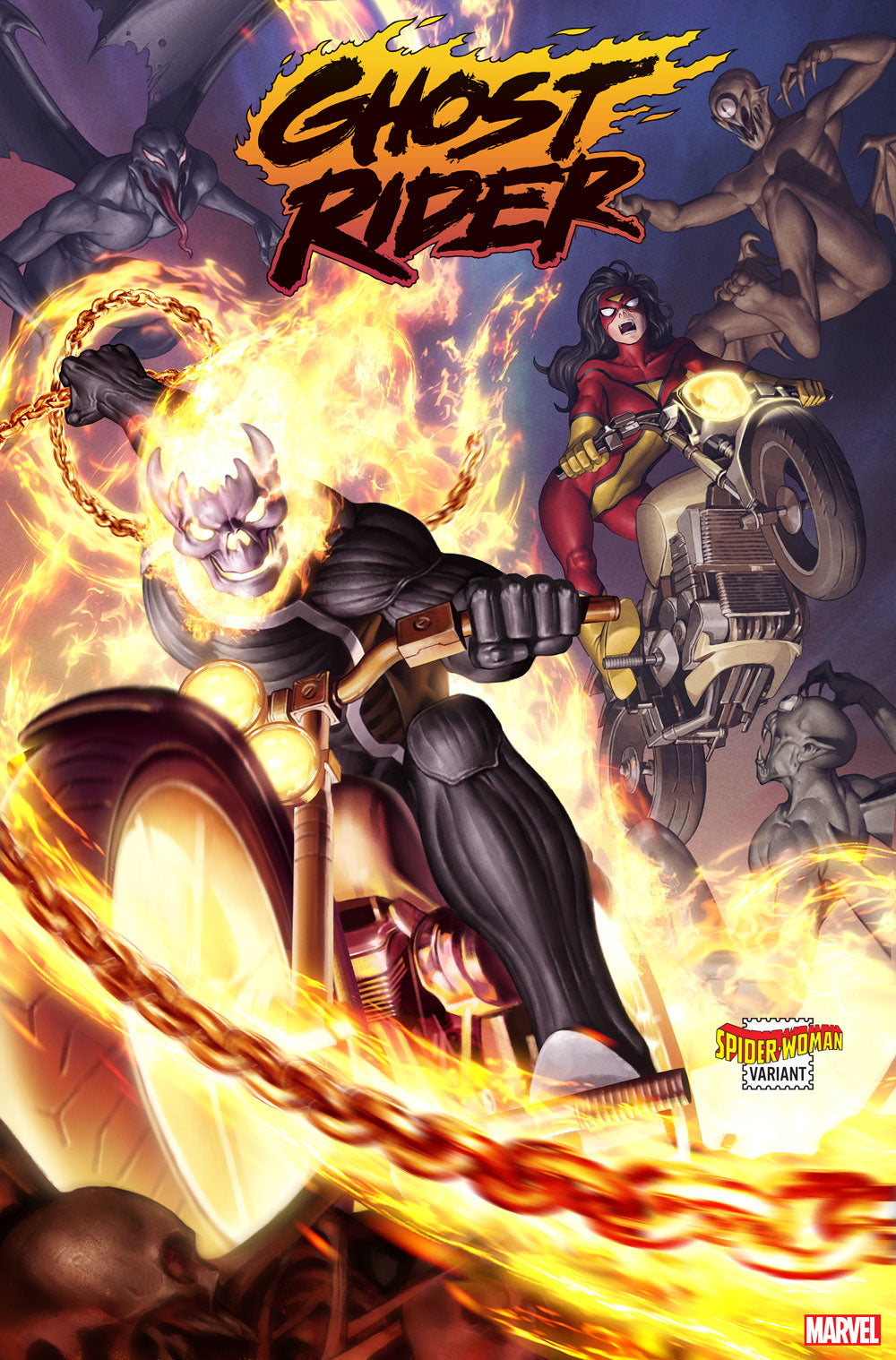GHOST RIDER #6 YOON SPIDER-WOMAN VAR