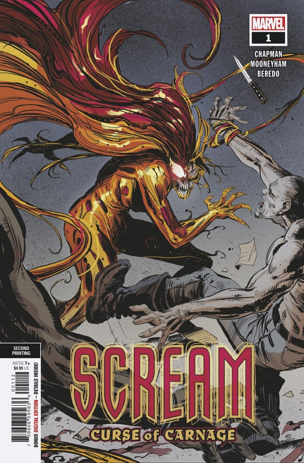 SCREAM CURSE OF CARNAGE #1 2ND PTG MOONEYHAM VAR