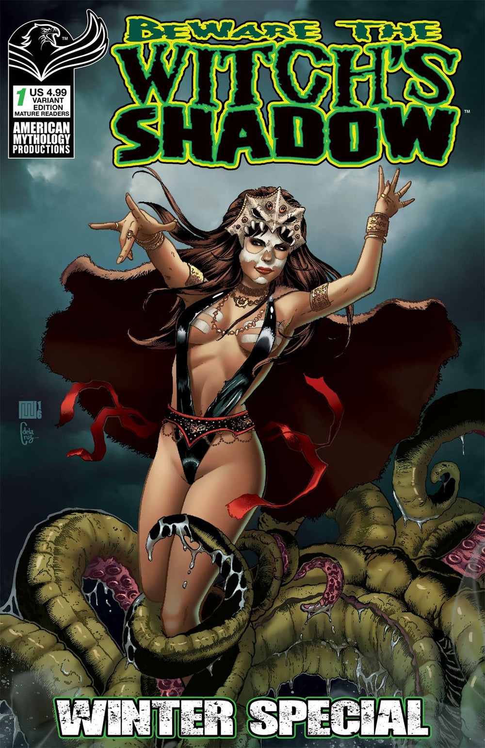 BEWARE WITCH`S SHADOW WINTER SPECIAL CVR B WOLFER (RES) (MR)