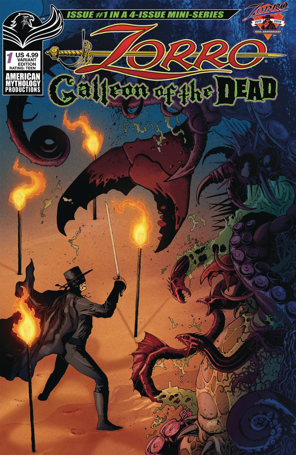 ZORRO GALLEON OF DEAD #1 CVR B WOLFER (RES)