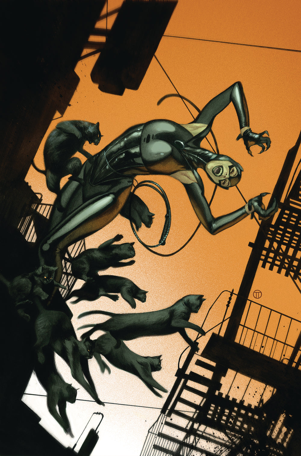 CATWOMAN #22 CARD STOCK J T TEDESCO VAR ED