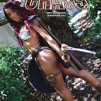 RED SONJA AGE OF CHAOS #4 CVR E VANTA BLACK COSPLAY