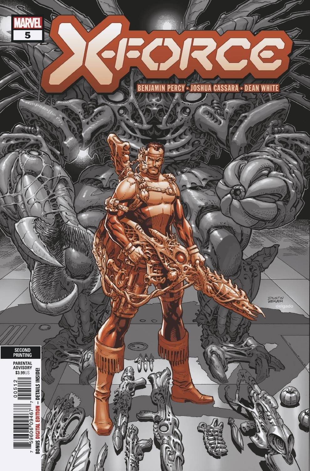 X-FORCE #5 2ND PTG WEAVER VAR DX
