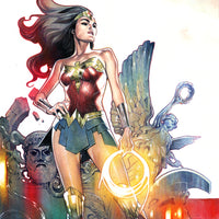 WONDER WOMAN #757 CARD STOCK OLIVIER COIPEL VAR ED