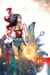 WONDER WOMAN #757 CARD STOCK OLIVIER COIPEL VAR ED