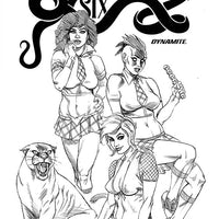 SACRED SIX #1 1:20 COPY LINSNER B&W INCV