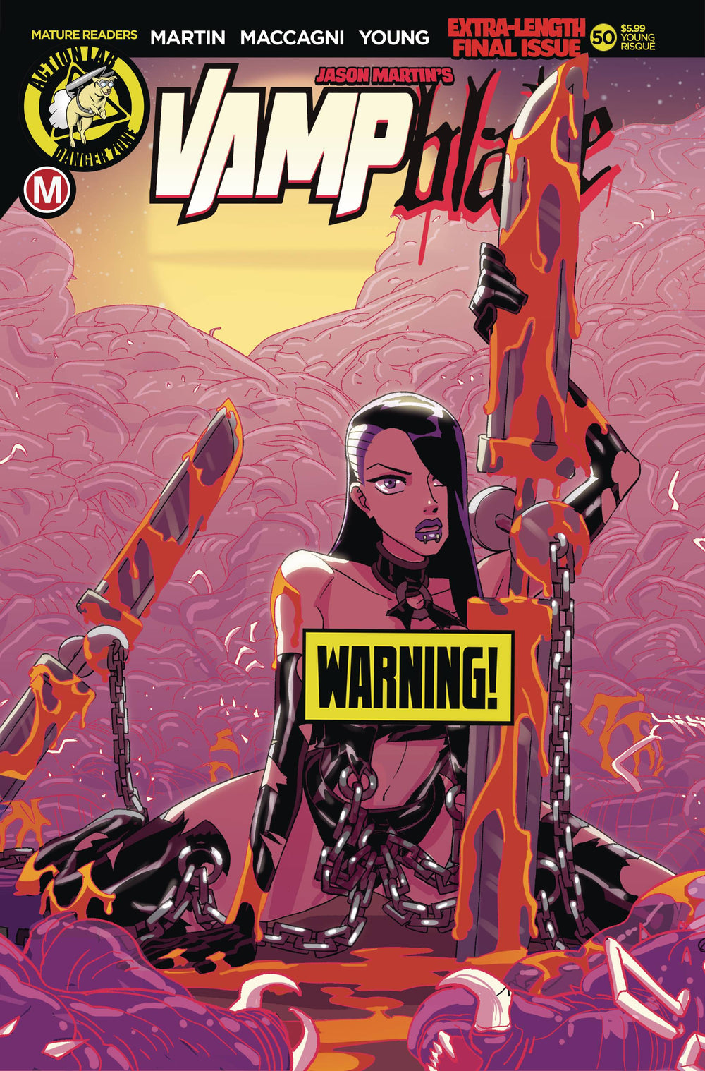 VAMPBLADE #50 (OF 50) CVR D WINSTON YOUNG RISQUE (MR)