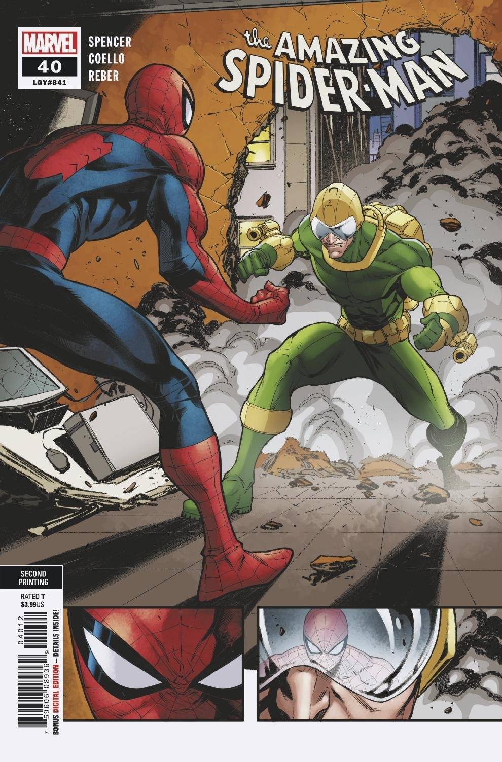 AMAZING SPIDER-MAN #40 2ND PTG COELLO VAR