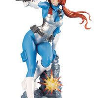 GI JOE SCARLETT SKY-BLUE BISHOUJO STATUE