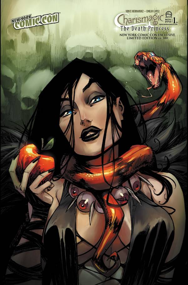 CHARISMAGIC DEATH PRINCESS #1 CVR D NYCC 2012 LE 200