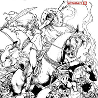 RED SONJA #16 CASTRO B&W FOC BONUS VAR