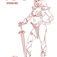 RED SONJA #16 LINSNER TINT DRESSED FOC BONUS VAR