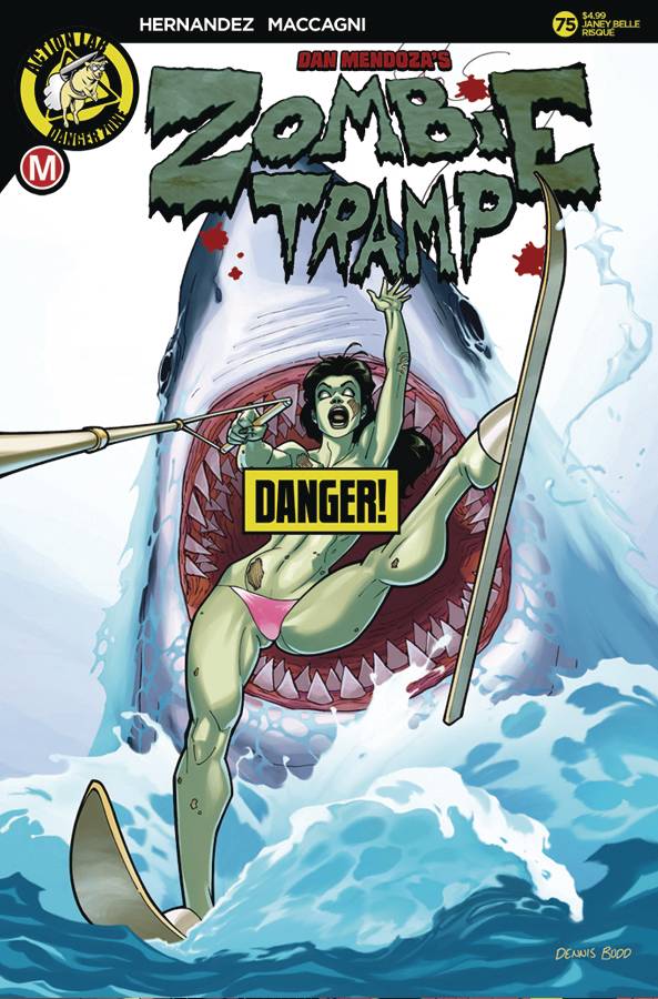 ZOMBIE TRAMP ONGOING #75 CVR F DENNIS BUDD RISQUE (MR)