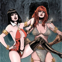 VAMPIRELLA RED SONJA #12 ACOSTA LTD VIRGIN CVR