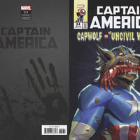 CAPTAIN AMERICA #24 ANDOLFO CAP WOLF HORROR VAR